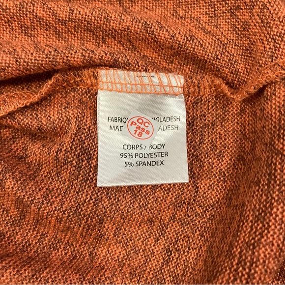 Lily Morgan | Orange long sleeve top - Picture 9 of 9